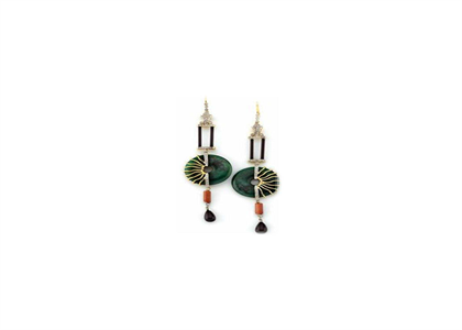 Gold Plated | Gemstone Earrings